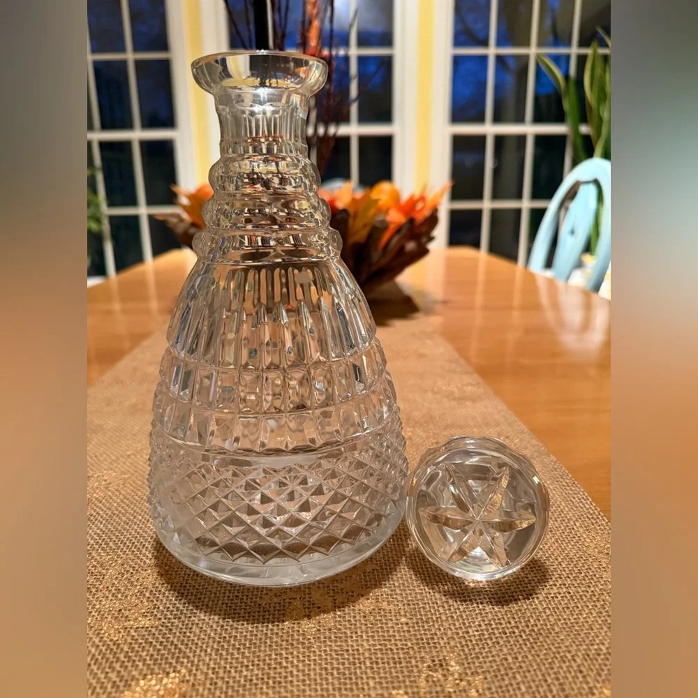 Antique Cut Glass Decanter (Georgian Style)